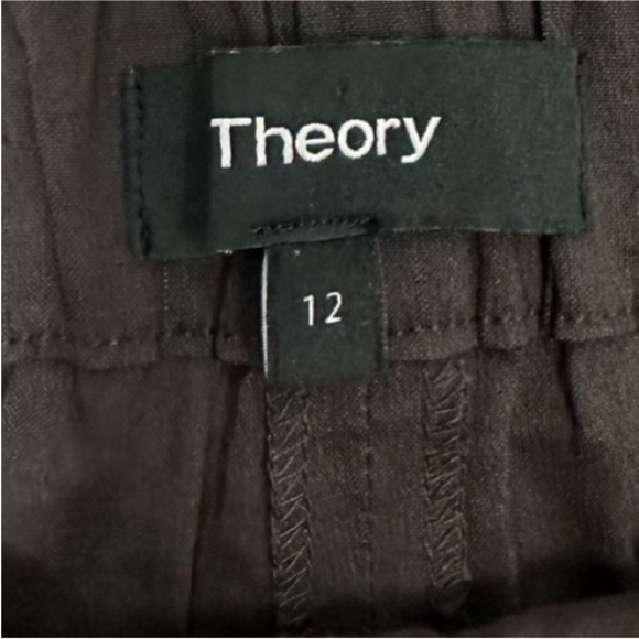 Theory Basic Pull On Pants Eco Crunch Wash - Picture 4 of 7